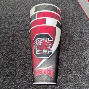 4 South Carolina Gamecocks Holographic Tumblers